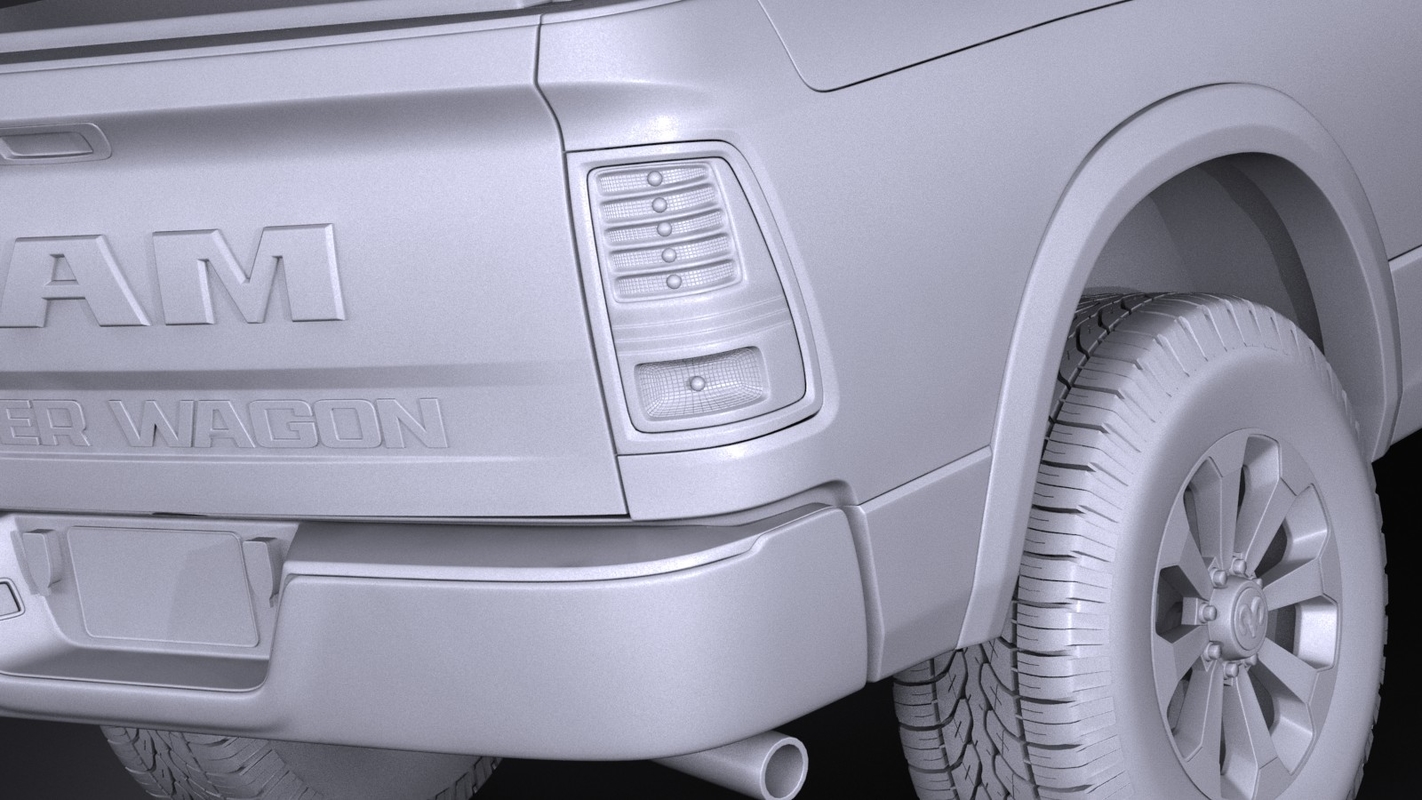 dodge ram 2500 3d model