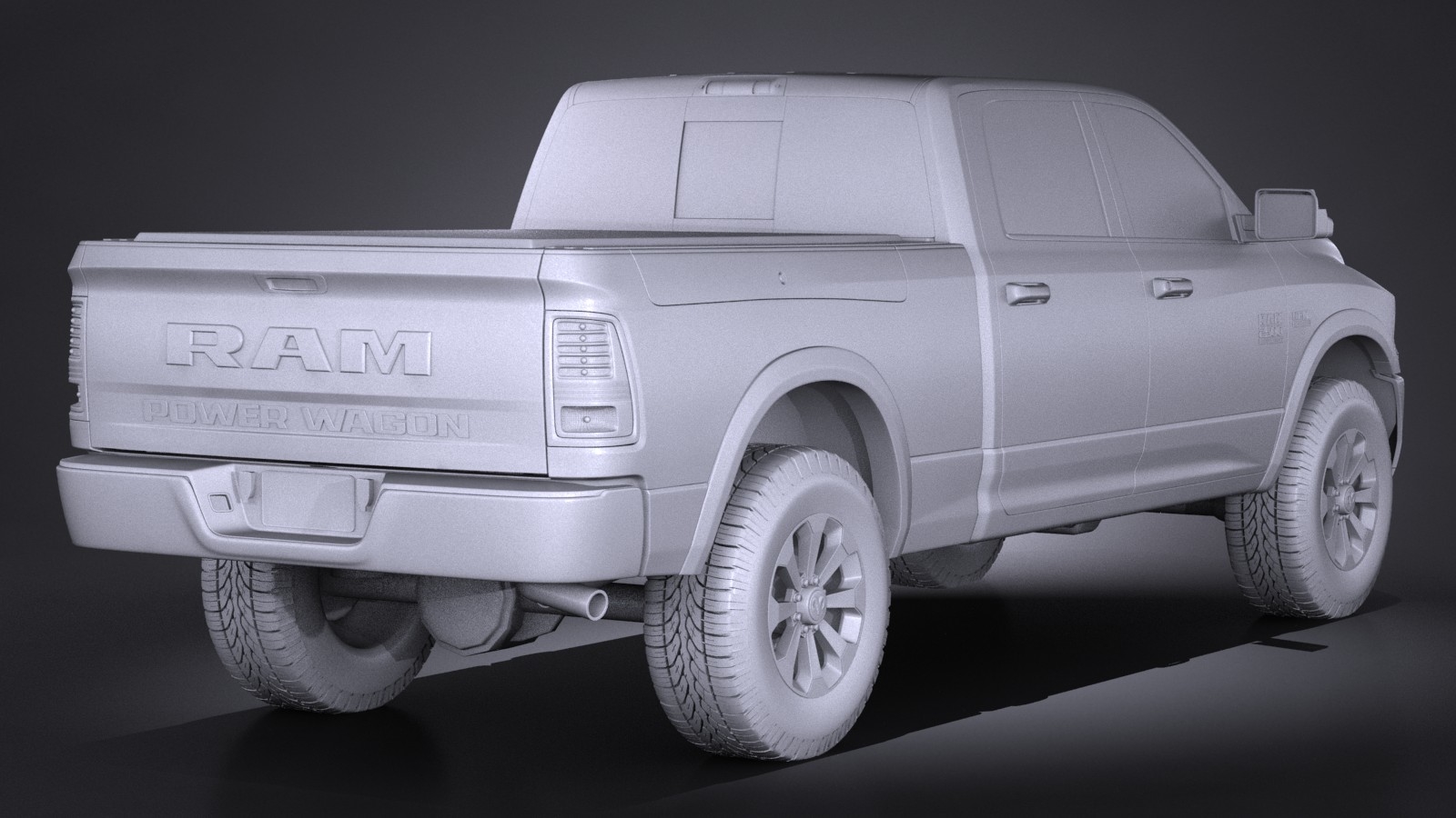 Dodge ram 3d model