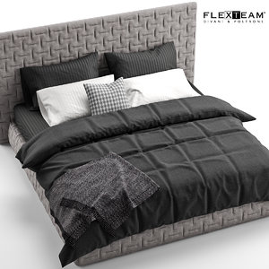 flexteam marcel bed black max