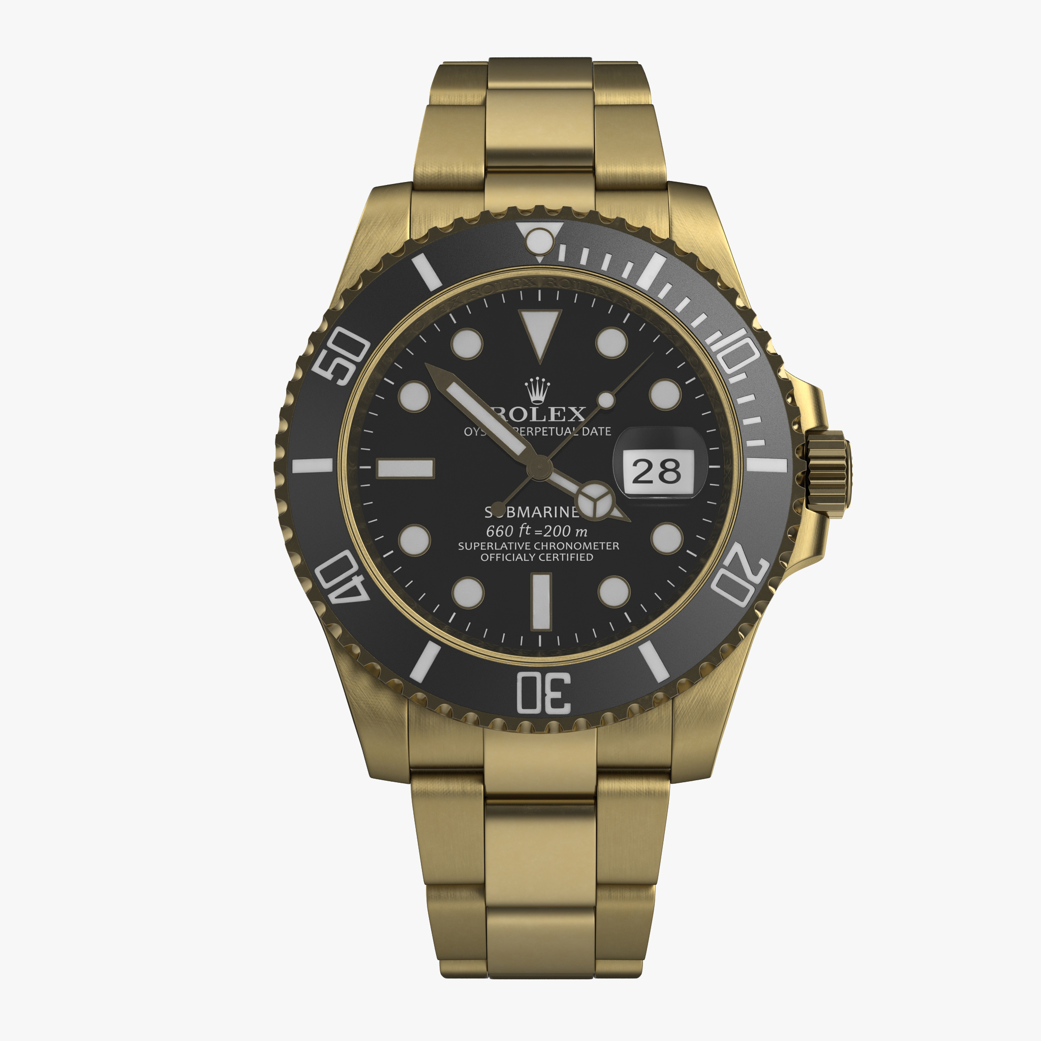 rolex submariner 3d model
