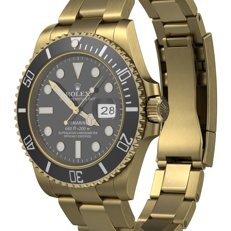 rolex submariner 3d model