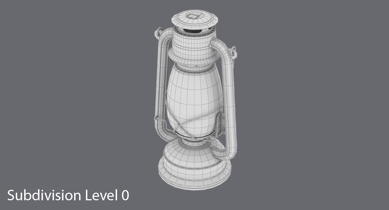 camping lantern 3d model