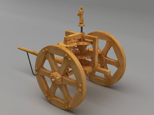 3d model ancient chinese compass
