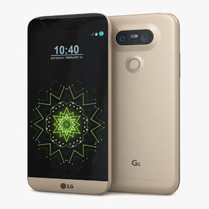 3d model lg g5 gold