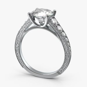 3d model engagement ring