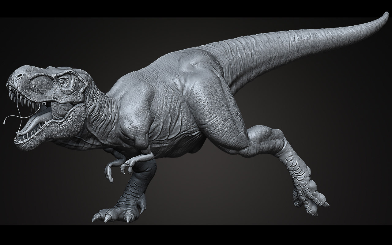 model blender free t 3d rex rex model 3d tyrannosaurus sculpt ztool