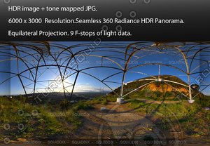 VIEW FROM UNDER AN ELECTRICAL POWER TOWER, 360 PANORAMA #512