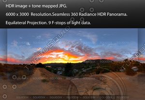 AMAZING SUNSET IN HOLLYWOOD HILLS, 360 PANORAMA #514