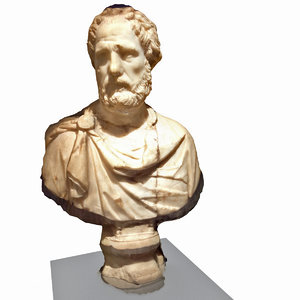 bust roman politician 3d model