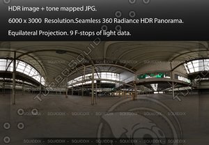 INTERIOR ABANDONED WAREHOUSE FACTORY 1, 360 PANORAMA #522