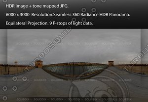EXTERIOR WAREHOUSE ROOFTOP 1, 360 PANORAMA #523