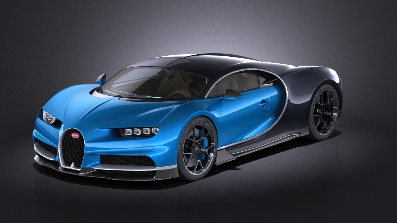 3d model of bugatti chiron 2017