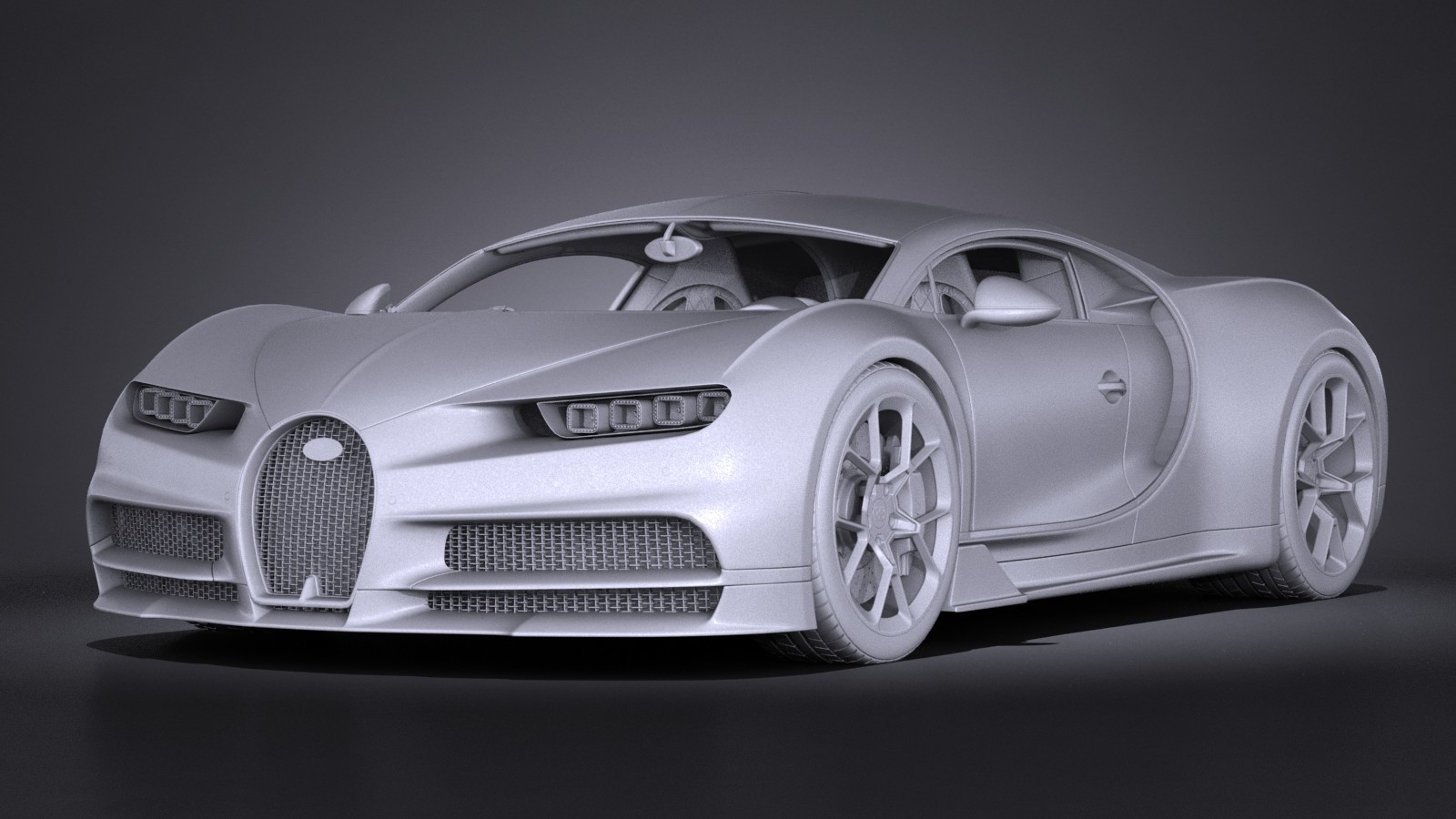 3d Model Of Bugatti Chiron 2017 4891