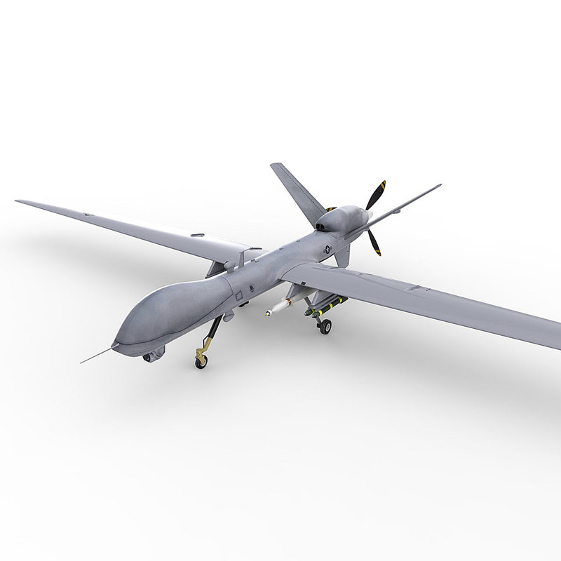 3d mq-9 reaper vehicle