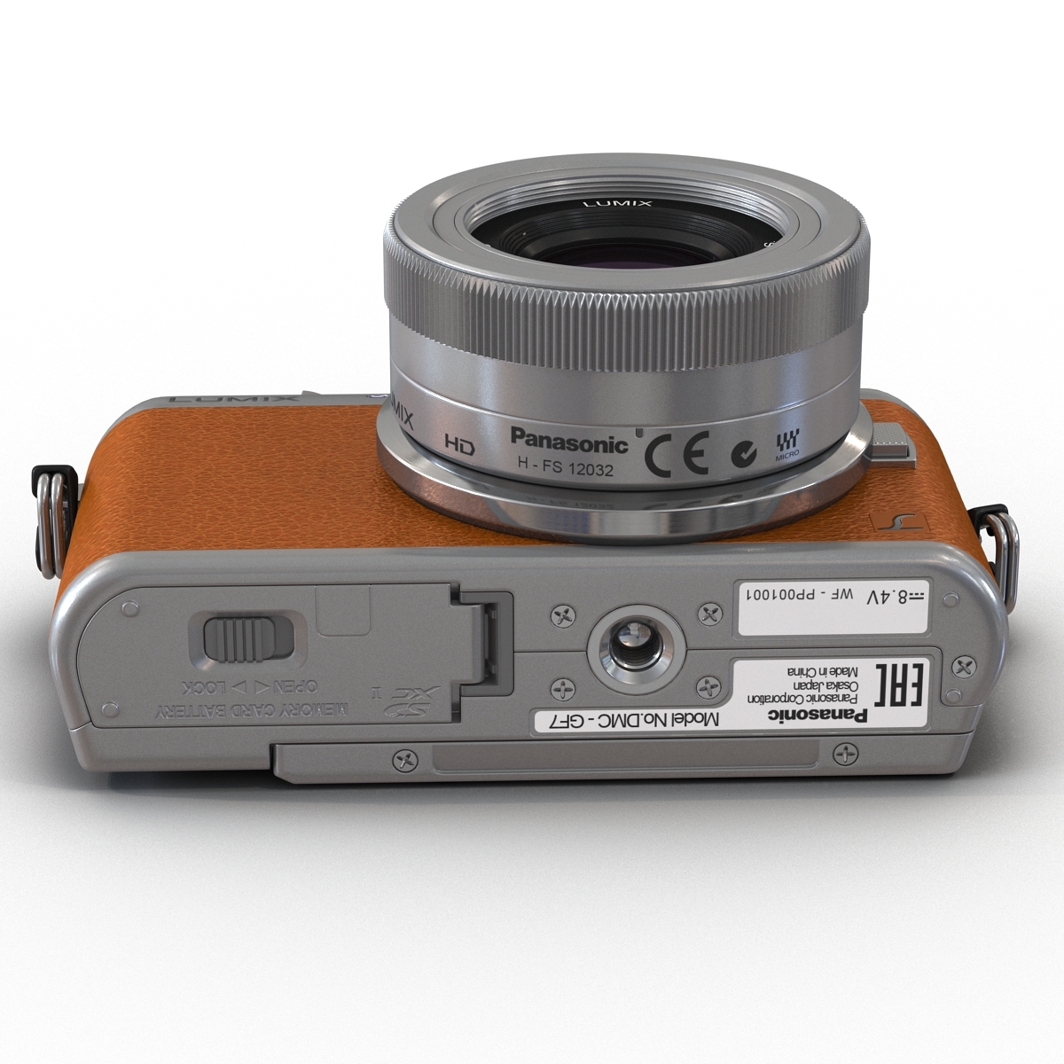 panasonic dmc gf7 brown c4d