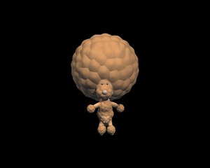 3d dog model
