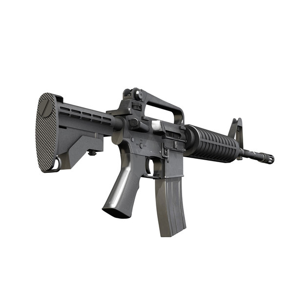 colt m4a1 carbine assault rifle c4d