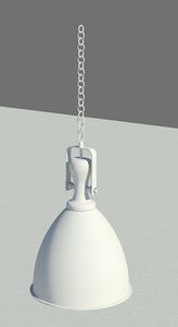 Belfast white pendant light