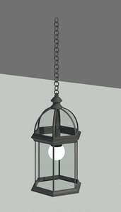 mayfair black lantern with chain