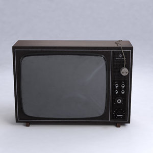 old television 3d model