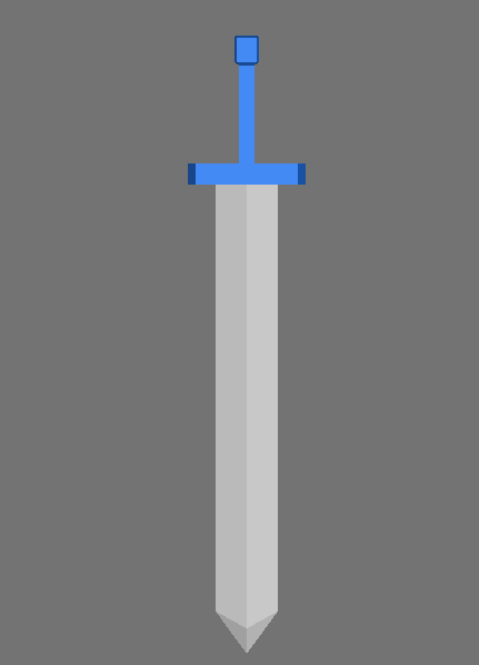 3d basic sword weapon model