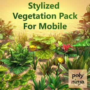 fbx stylized vegetation mobile