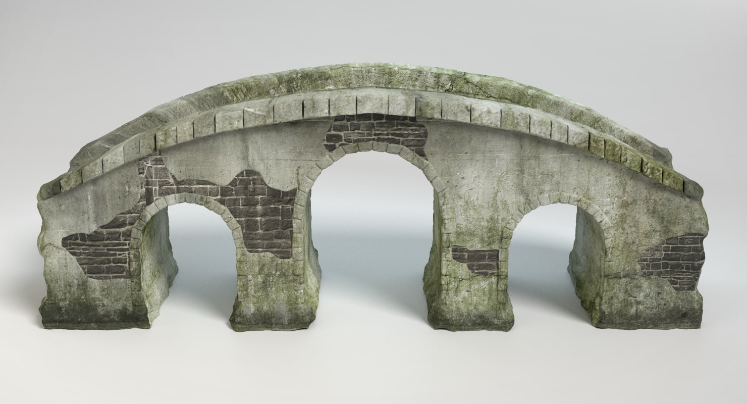 Каменный мост сбоку