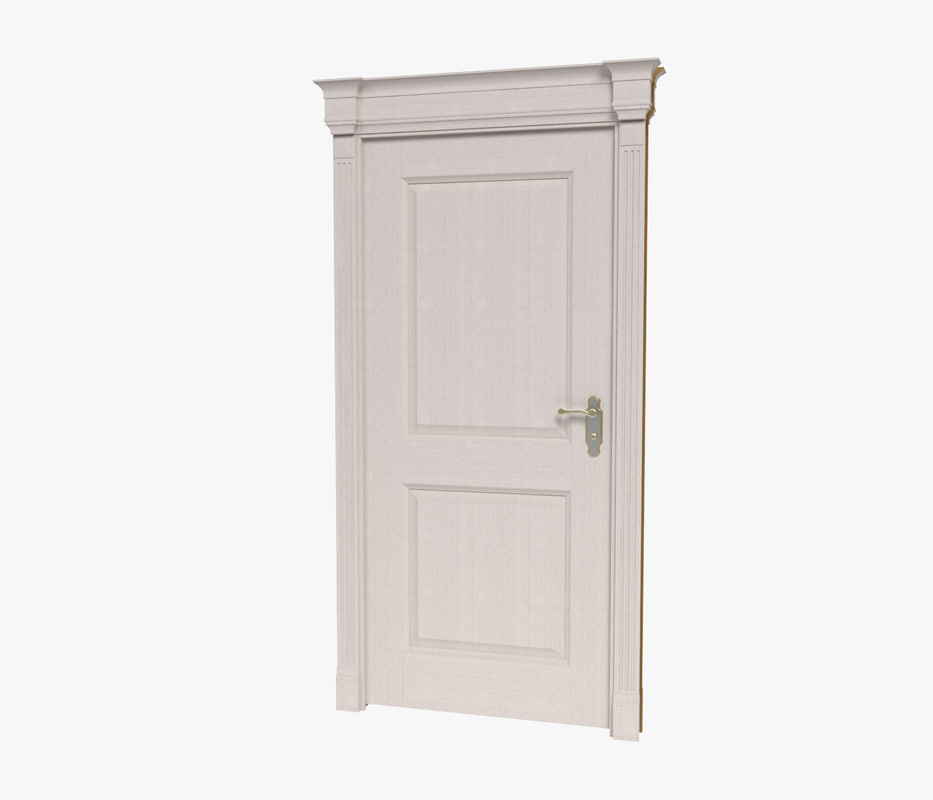 realistic door 3d model