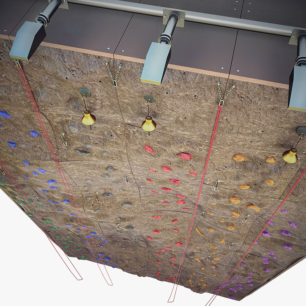 climbing wall 3d model