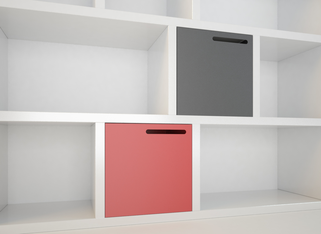 max bookshelf modeled