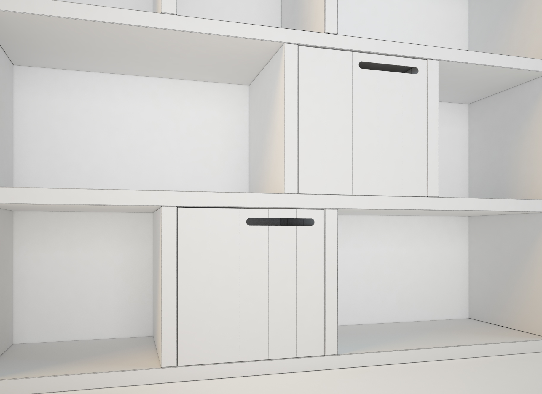 max bookshelf modeled