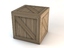 low-poly wooden crates 3d model