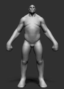 giant body form 3d obj