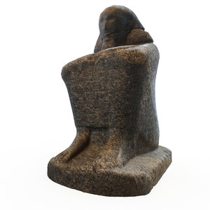 statue egyptian 3d max