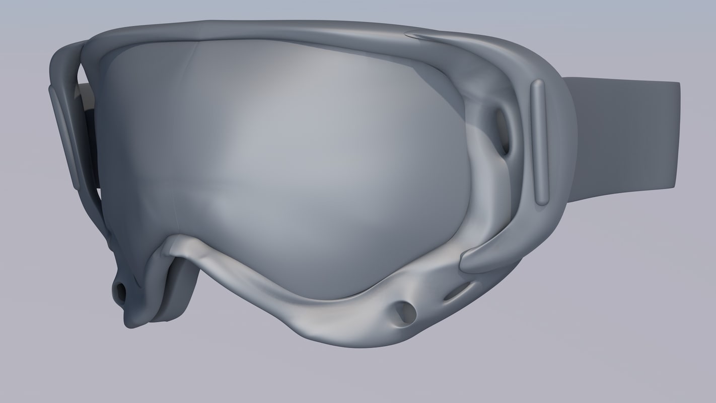 3d goggle model
