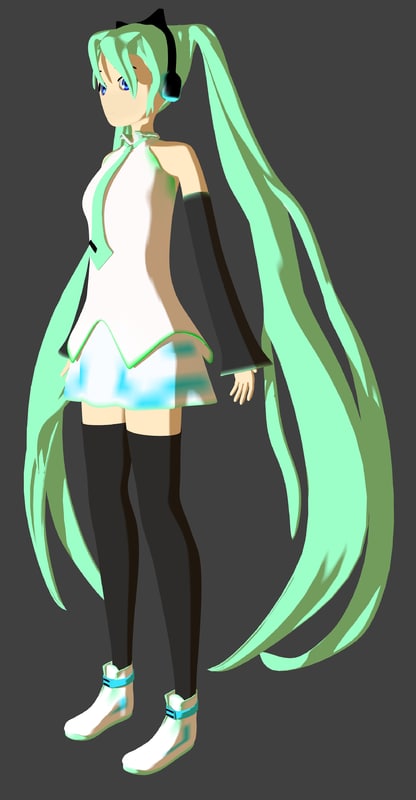 3d hatsune miku anime