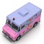ice cream van 2 3d model