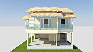 3d model cad home house