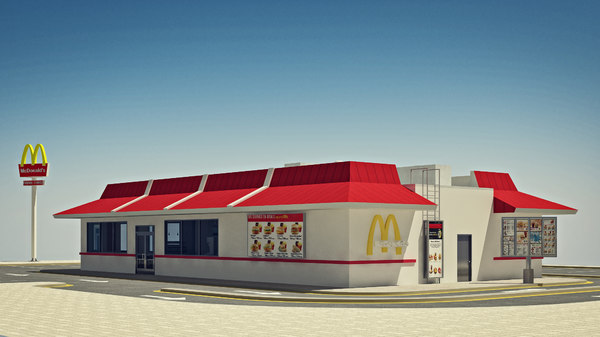 McDonalds 3D Models for Download | TurboSquid