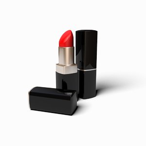 3d model lipstick modeled