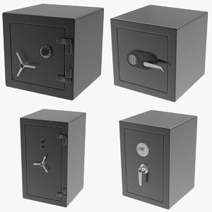 3d safes lock model