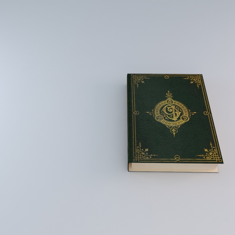 3d max book rigged
