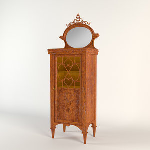 3d antique musical cabinet model