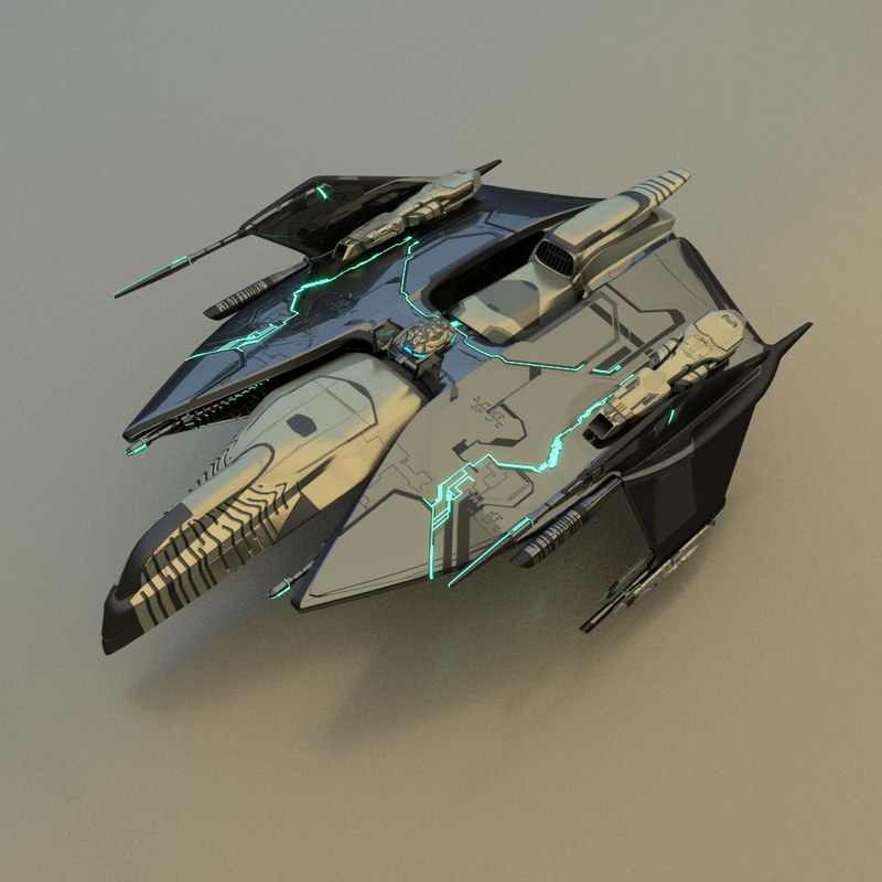 3d fighter model