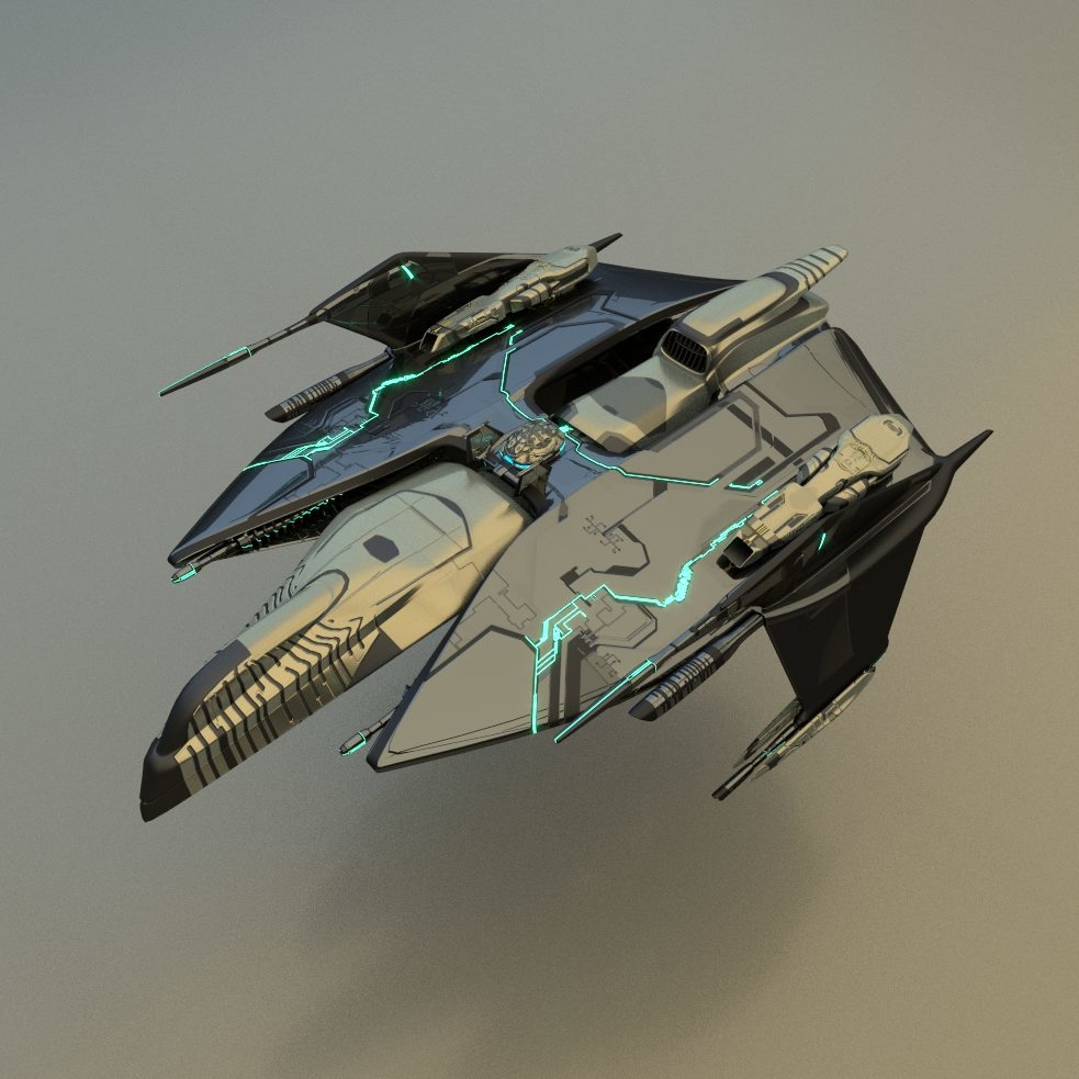 3d fighter model