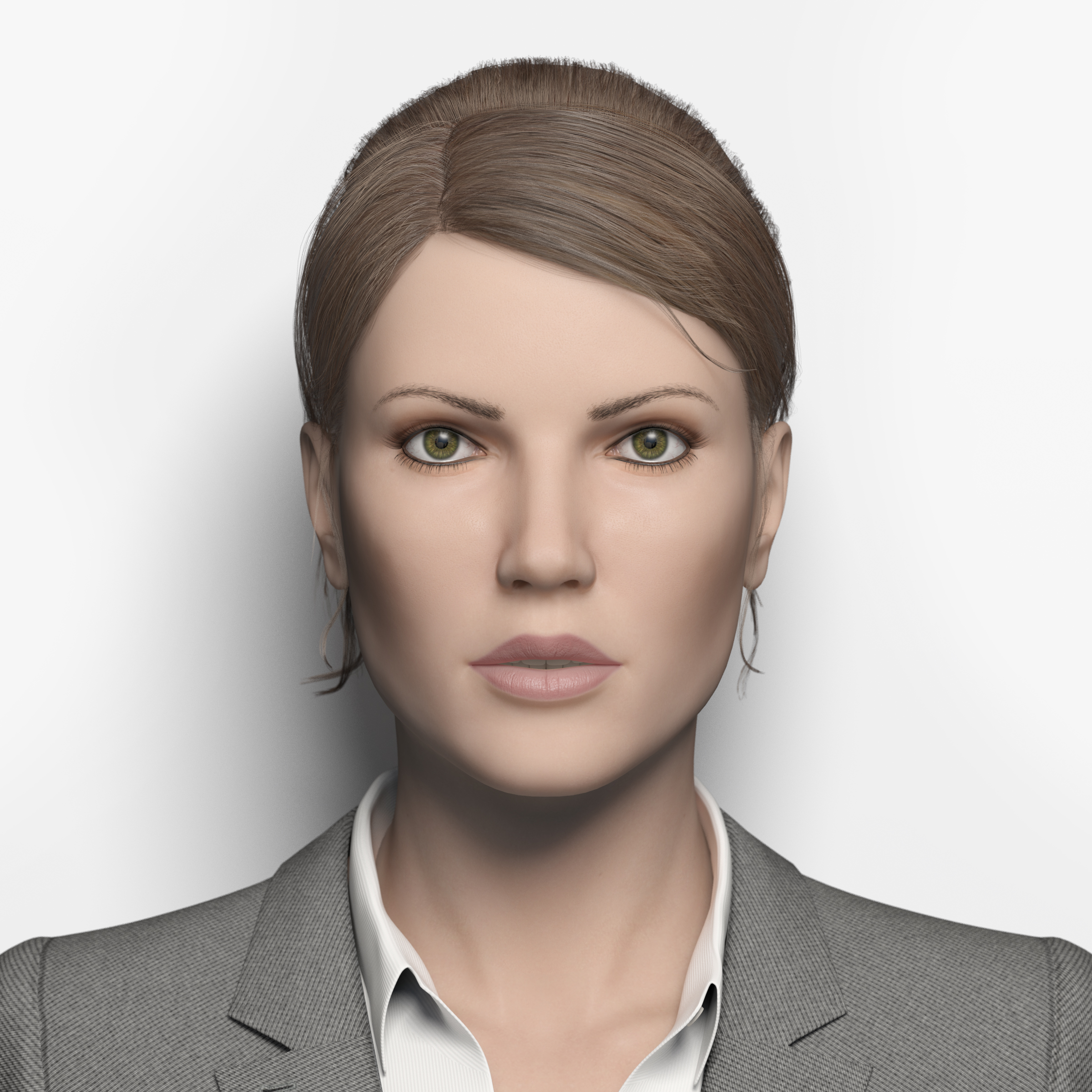 现实的女人3d模型