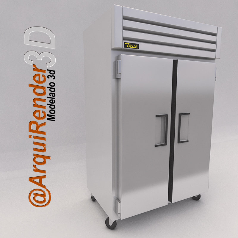 3d refrigerator true utility model