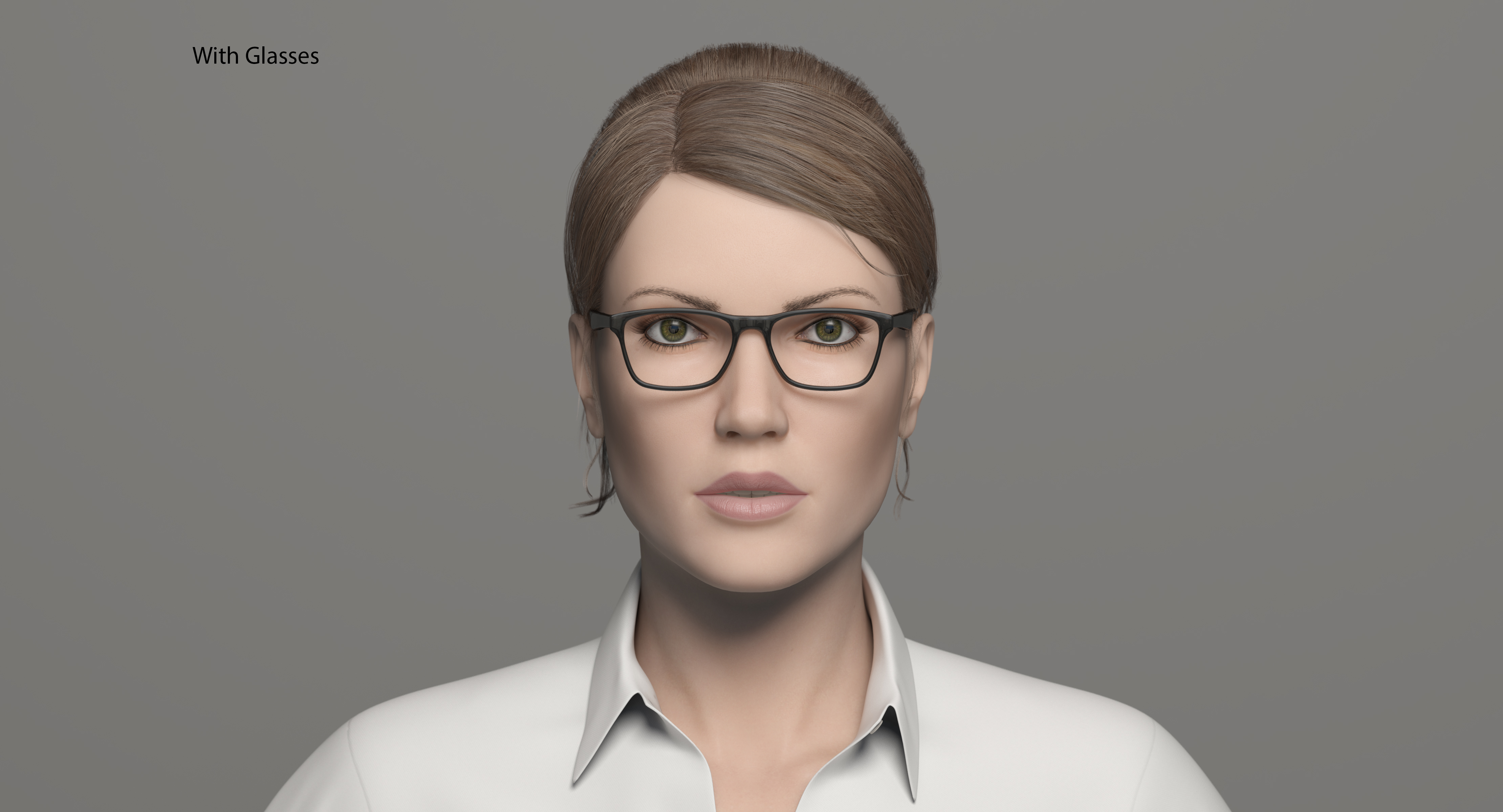 现实的女人3d模型