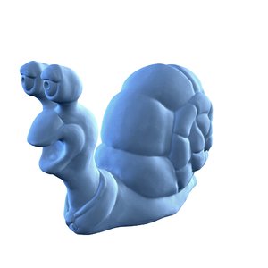 hi-poly snail sculpt 3d obj