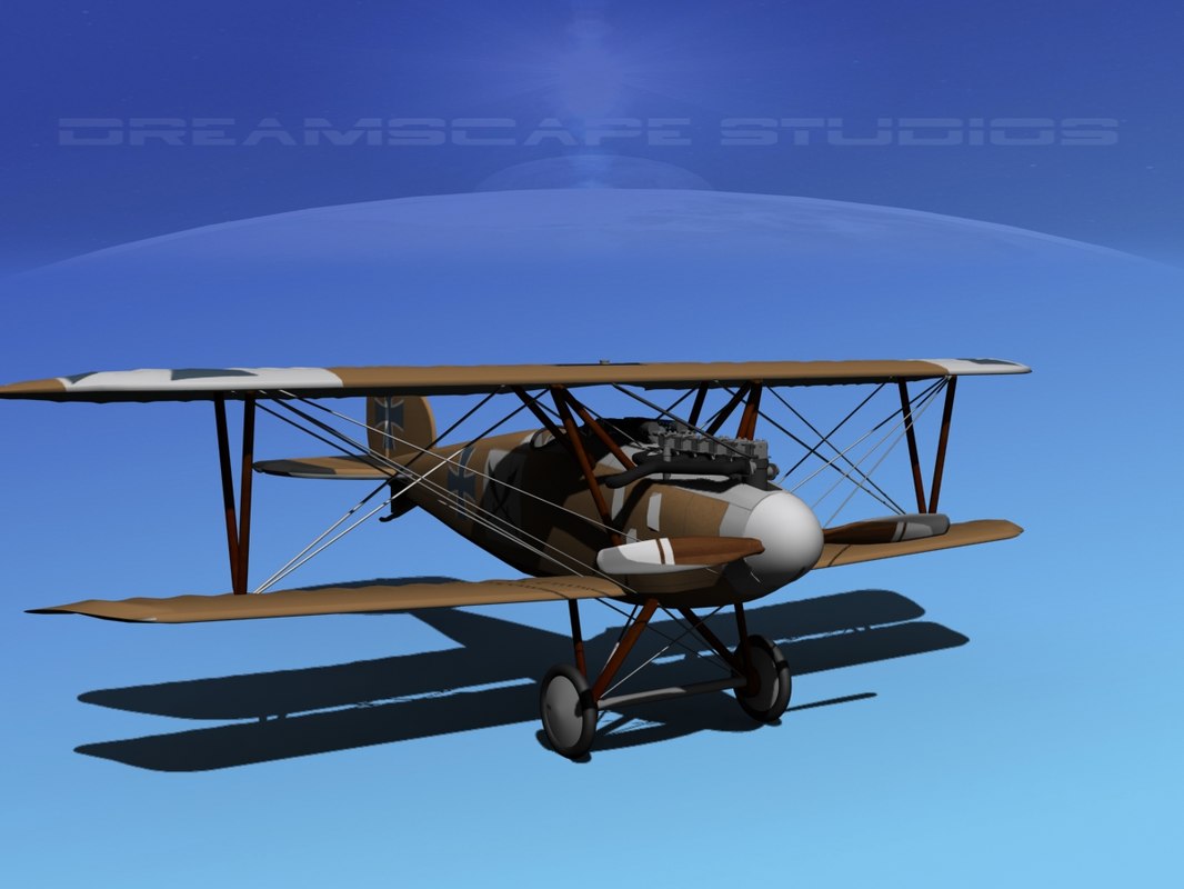 albatross fighter diii 3d model